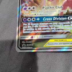 Pokemon Espeon & Deoxys GX TAG TEAM Promo Full Art Holo SM240 Card - Image 2