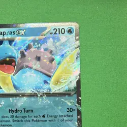 Pokemon Lapras ex POR 022/088 Holo Basic Water 210 HP Surf Hydro Turn Card - Image 2
