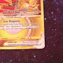 Pokemon Sword & Shield Lost Origin Giratina VSTAR 212/196 Gold Card Secret Rare - Image 3