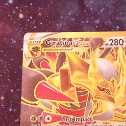 Pokemon Sword & Shield Lost Origin Giratina VSTAR 212/196 Gold Card Secret Rare - Image 5