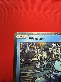 Wooper Cosmos Holo 2 SWIRL Black Star Promo - SVP155 Pokemon Card NM #444 - Image 5