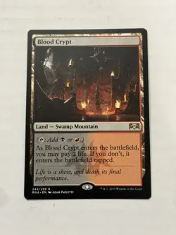 Blood Crypt - Ravnica Allegiance (RNA) - 245/259 - MtG ships free - Image 1