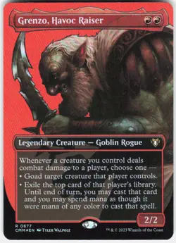 Grenzo, Havoc Raiser (Borderless) R Commander Masters 677 NM - Image 1