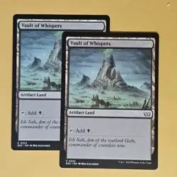 Magic MTG-Vault of Whispers - Duskmourn: House of Horror Commander DSC C #322X2 - Image 1