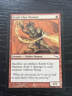 🔥🔥 Krark-Clan Shaman 🔥🔥 Mtg Mirrodin MT/NM Magic The Gathering - Image 1