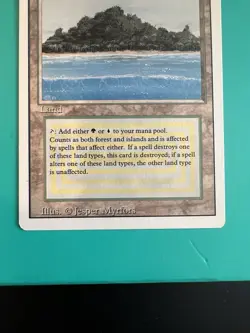 MTG - Magic: The Gathering Tropical Island Revised Edition Dual Land - Rare - Image 4