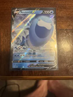 Pokemon TCG Arctovish v Evolving Skies Holo Ultra Rare Card 048/203 - Image 1
