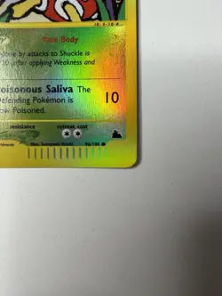 Pokemon Shuckle Reverse Holo Card 96/144 LP+ Skyridge 2003 - Image 4