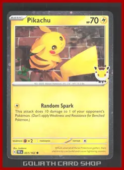 Pikachu 051/162 Cosmos Holo - Pokemon Day Promo 30th Anniversary - Image 5