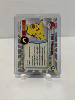 Carte Pokemon Topps Pikachu #25 - Image 2