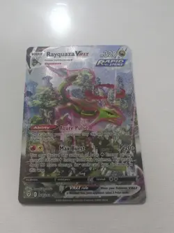 Pokemon TCG alternate art Rayquaza VMAX (218/203) - Image 1