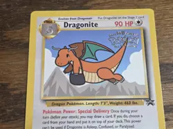 Pokemon Wotc Black Star Promo # 5 Movie Promo DRAGONITE **not played** - Image 2