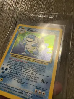 Pokemon TCG Blastoise Base Set Unlimited 2/102 Holo Rare 1999 WOTC MP - Image 3