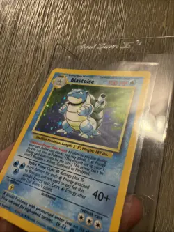 Pokemon TCG Blastoise Base Set Unlimited 2/102 Holo Rare 1999 WOTC MP - Image 4
