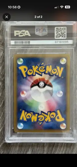 Pokemon Morty's Gengar VS 1st Edition Japanese #021 PSA 9 Mint - Image 2