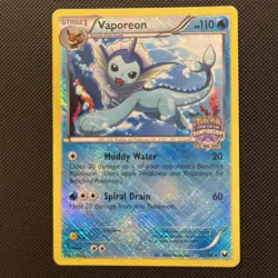Vaporeon - 25/108 - Pokemon Dark Explorers State Province Championship NM - Image 1