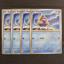 4x Snorunt | Ascended Heroes | 046/217 NM | C | Pokemon TCG Playset - Image 1