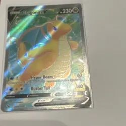 The Pokemon Company Dragonite V 076/078 Pokemon GO Ultra Rare Full Art Holo Eng - Image 1