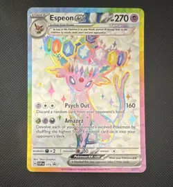 Pokemon Espeon ex SVP 175 Scarlet & Violet Promo Full Art Holo 270HP - Image 1