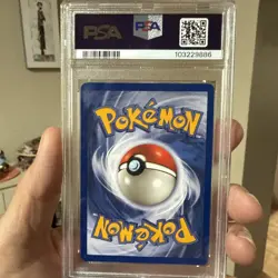 1999 Pokemon Fossil Gengar Holo #5 - PSA 9 - NEAR MINT - Image 5