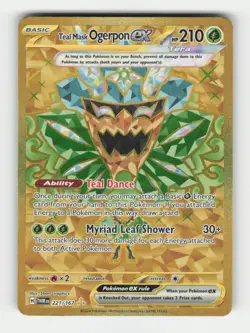 Teal Mask Ogerpon ex - 221/167 SV06: Twilight Masquerade (TWM) 221/167 Holofo... - Image 1