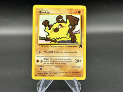 Mankey - 61/82 Team Rocket - Pokemon TCG - 2000 - Image 1