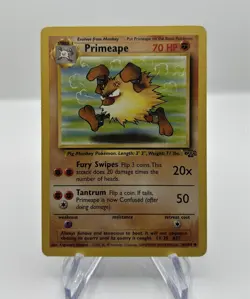 Primeape - 43/64 Jungle - WOTC Unlimited - Pokemon TCG - Image 1