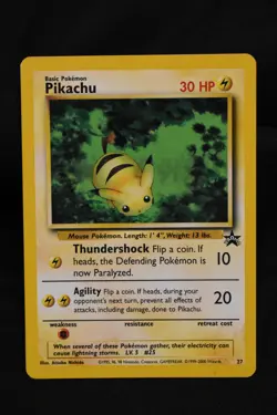 Pikachu 27/53 WOTC Wizards Black Star Promo Regular Pokemon TCG - Image 1