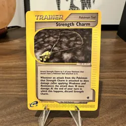 Pokemon TCG - Strength Charm - Expedition 150/165 - LP - Image 1