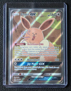 Pokemon TCG Eevee GX SM233 Full Art Promo Black Star - Image 1