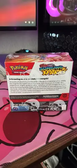 Pokemon TCG Scarlet & Violet Surging Sparks Booster Box Sealed 36 Packs - Image 3