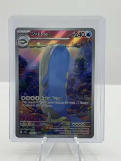 2025 Pokemon JTG EN Journey Together #162 Wailord Illustration Rare - Image 1