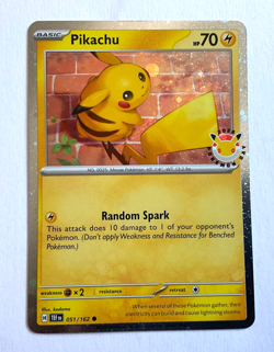 Pokemon PIKACHU (051/162) Pokemon Day 2026 Stamped Promo. - Image 1