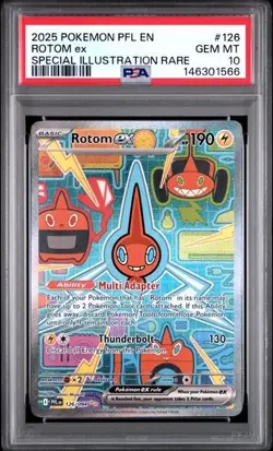Pokemon Phantasmal Flames Rotom EX Specials Illustration Rare 126/094 - PSA 10 - Image 1