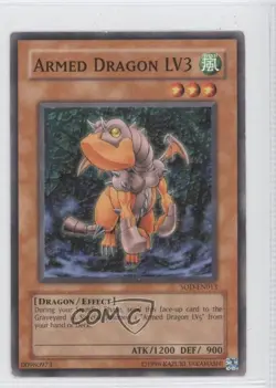 Armed Dragon LV3 Unlimited YuGiOh Soul of the Duelist #SOD-EN013 2004 - Image 1
