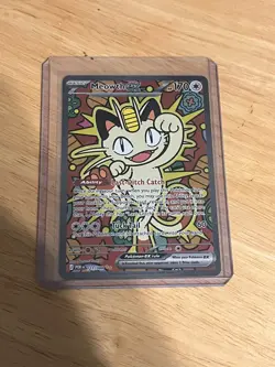 Pokemon TCG ME: Perfect Order Meowth EX Special Illustration Rare 121/088 Mint! - Image 1