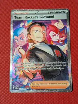 Pokemon TCG - Team Rocket's Giovanni - 238/182 SIR - Destined Rivals NM - Image 1