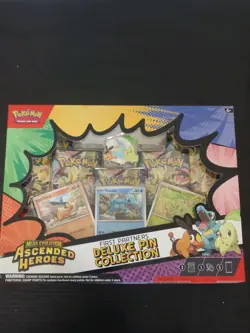 2× Pokemon TCG Ascended Heroes First Partner Deluxe Pin Collection New & Sealed - Image 1