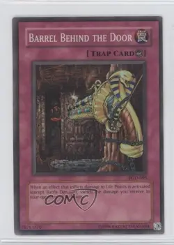 Barrel Behind the Door YuGiOh Pharaonic Guardian #PGD-095 2003 - Image 1