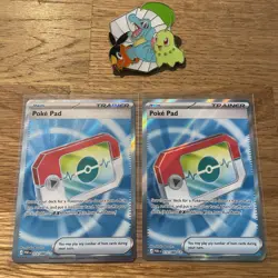 Pokemon TCG Perfect Order ultra rare Poke Pad 113/088 Near Mint X2 - Image 1