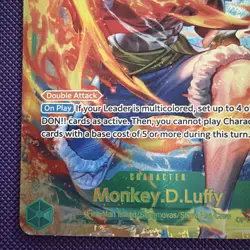 Monkey.D.Luffy Secret Rare - Carrying On His Will #OP13-118 SEC One Piece TCG - Image 3