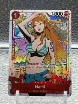 One Piece Nami TR OP06 ST01-007 Wings of the Captain Treasure Rare - Image 1
