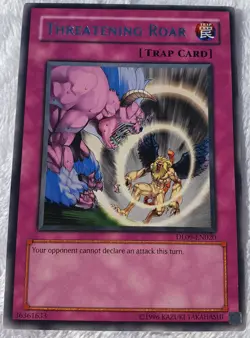 Yugioh 1x Threatening Roar (Silver) DL09-EN020 Duelist League Rare Near Mint - Image 3