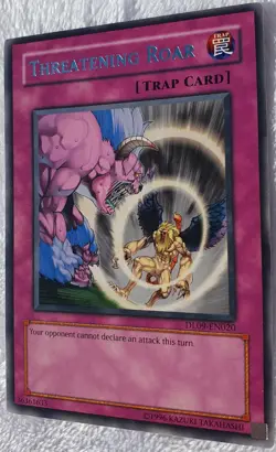 Yugioh 1x Threatening Roar (Silver) DL09-EN020 Duelist League Rare Near Mint - Image 4