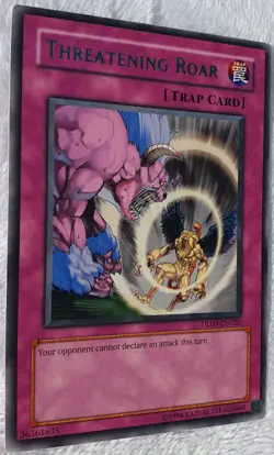 Yugioh 1x Threatening Roar (Silver) DL09-EN020 Duelist League Rare Near Mint - Image 5