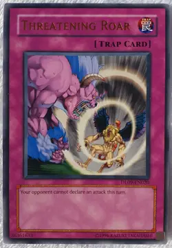 Yugioh 1x Threatening Roar (Bronze) DL09-EN020 Duelist League Rare Bronze NM - Image 1
