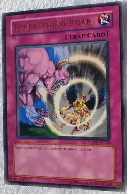 Yugioh 1x Threatening Roar (Bronze) DL09-EN020 Duelist League Rare Bronze NM - Image 2