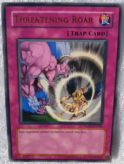 Yugioh 1x Threatening Roar (Bronze) DL09-EN020 Duelist League Rare Bronze NM - Image 3