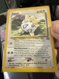 Togepi #30- Wizards Black Star Promo Pokemon Card T223 - Image 1