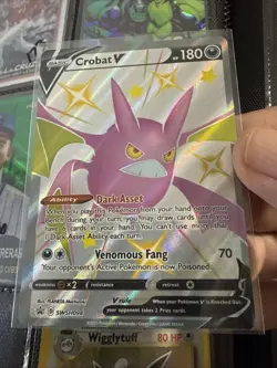 Crobat V SWSH098 - Black Star Promo - Ultra Rare Holo Pokemon Card NM T179 - Image 1
